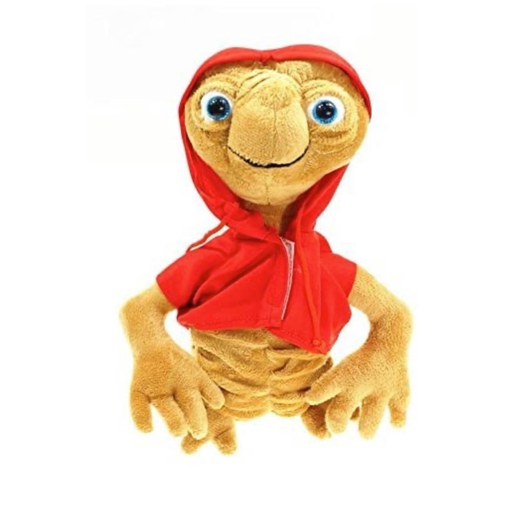 E.T stuffed animal. 12x8x6 inches. Sits by itself.